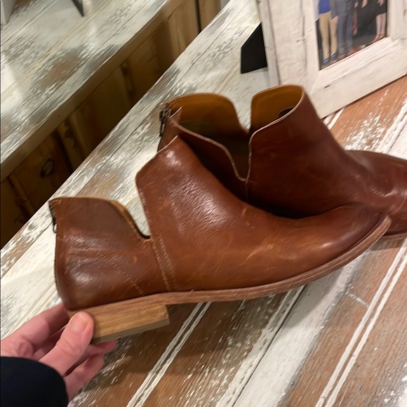 Kork-Ease Brown Leather Ankle Boots Size 9 - Picture 2 of 10